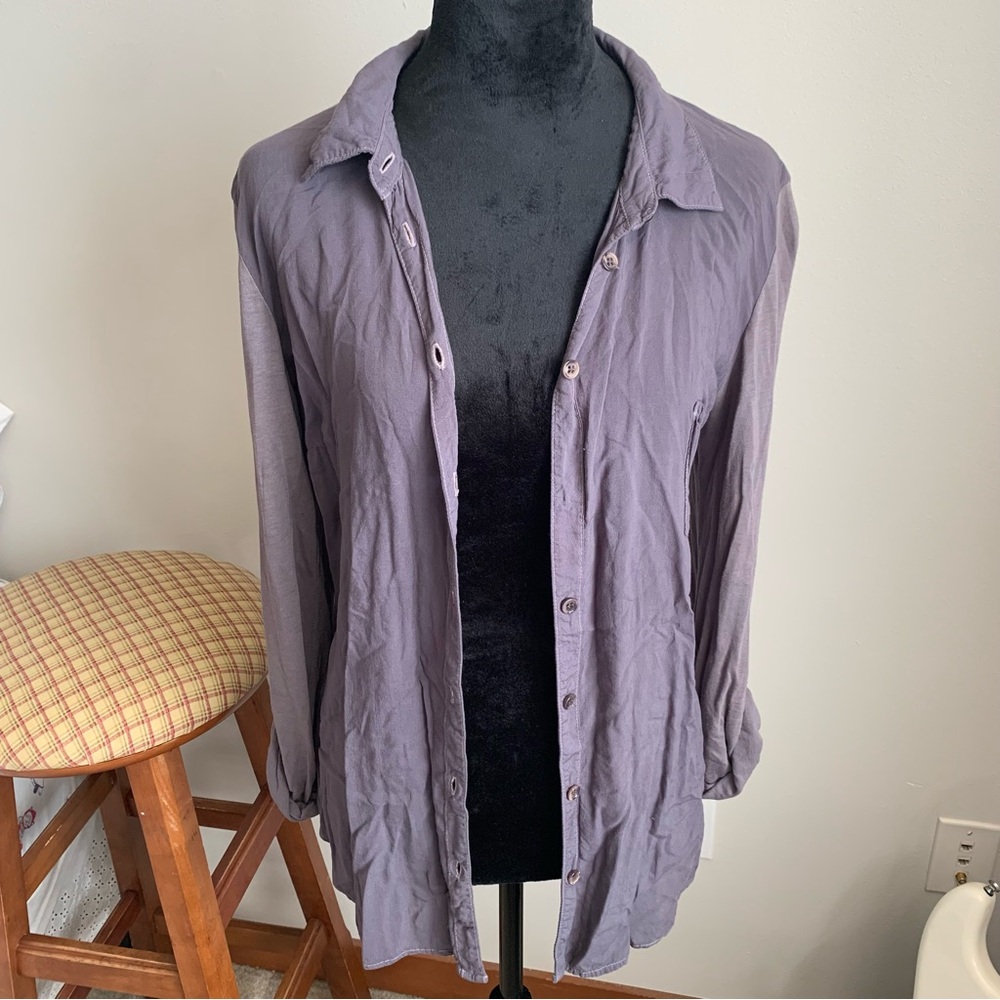 Splendid Lavender Purple Button-Down Shirt